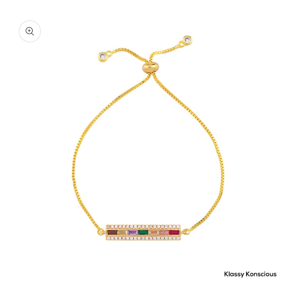 Gold Multicolored Bracelet